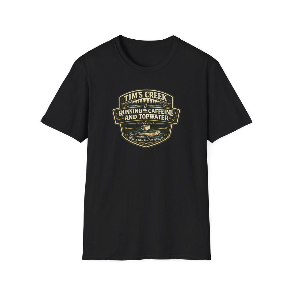 TC Running on Caffeine and Topwater - F T-Shirt