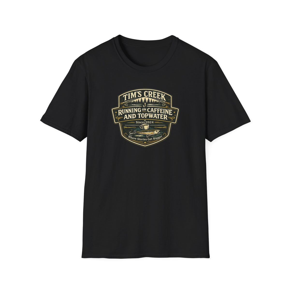 TC Running on Caffeine and Topwater - F T-Shirt