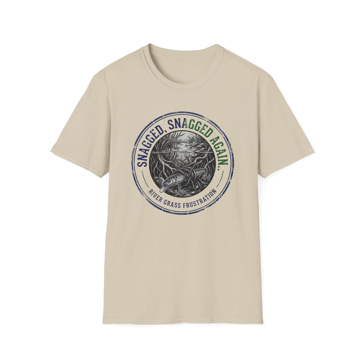 Snagged Snagged Again - Circle Dark T-Shirt