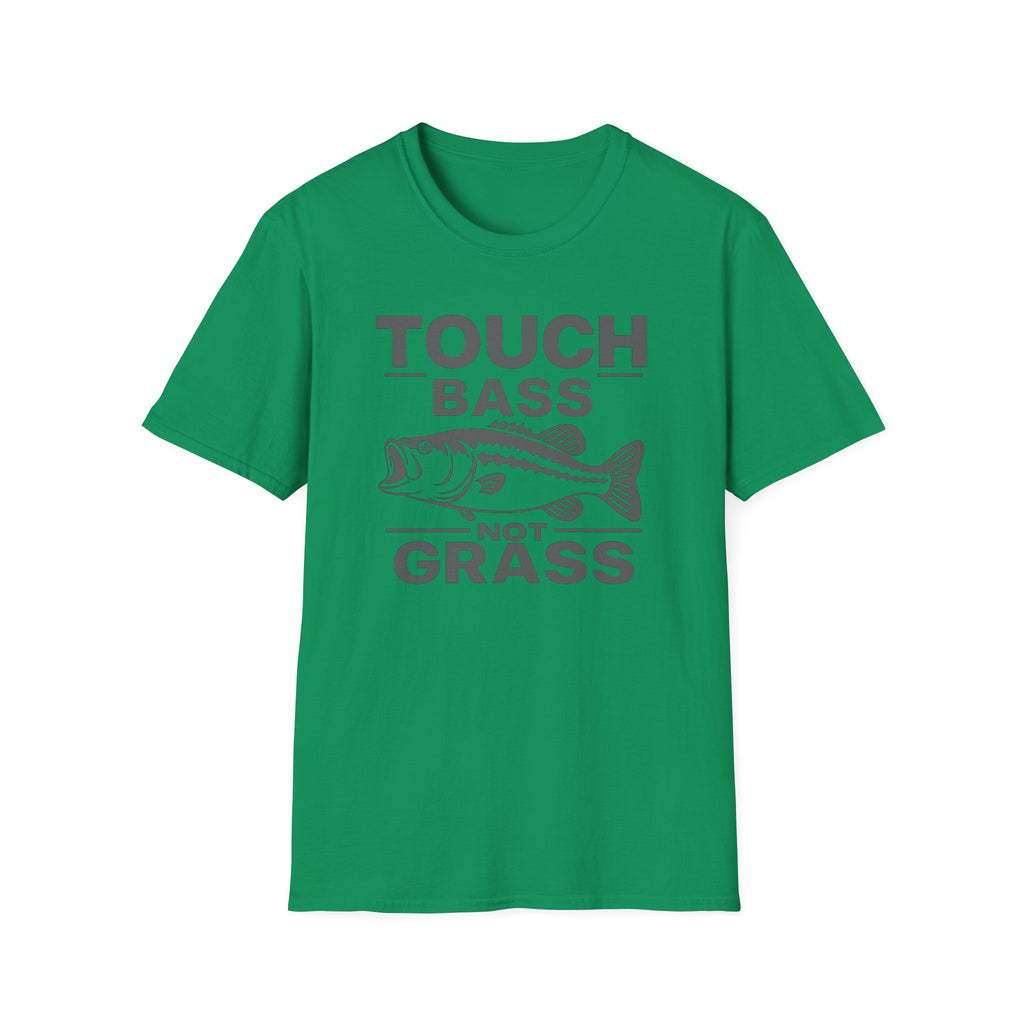 Touch Bass Not Grass (Grey) T-Shirt