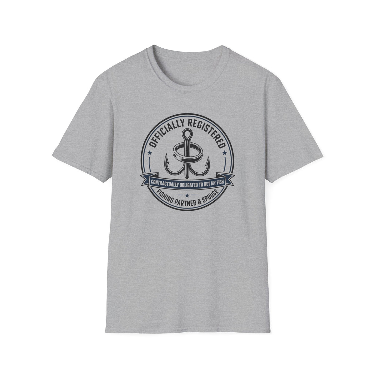 Relationship -  Officially Registered Fishing Partner and Spouse F T-Shirt