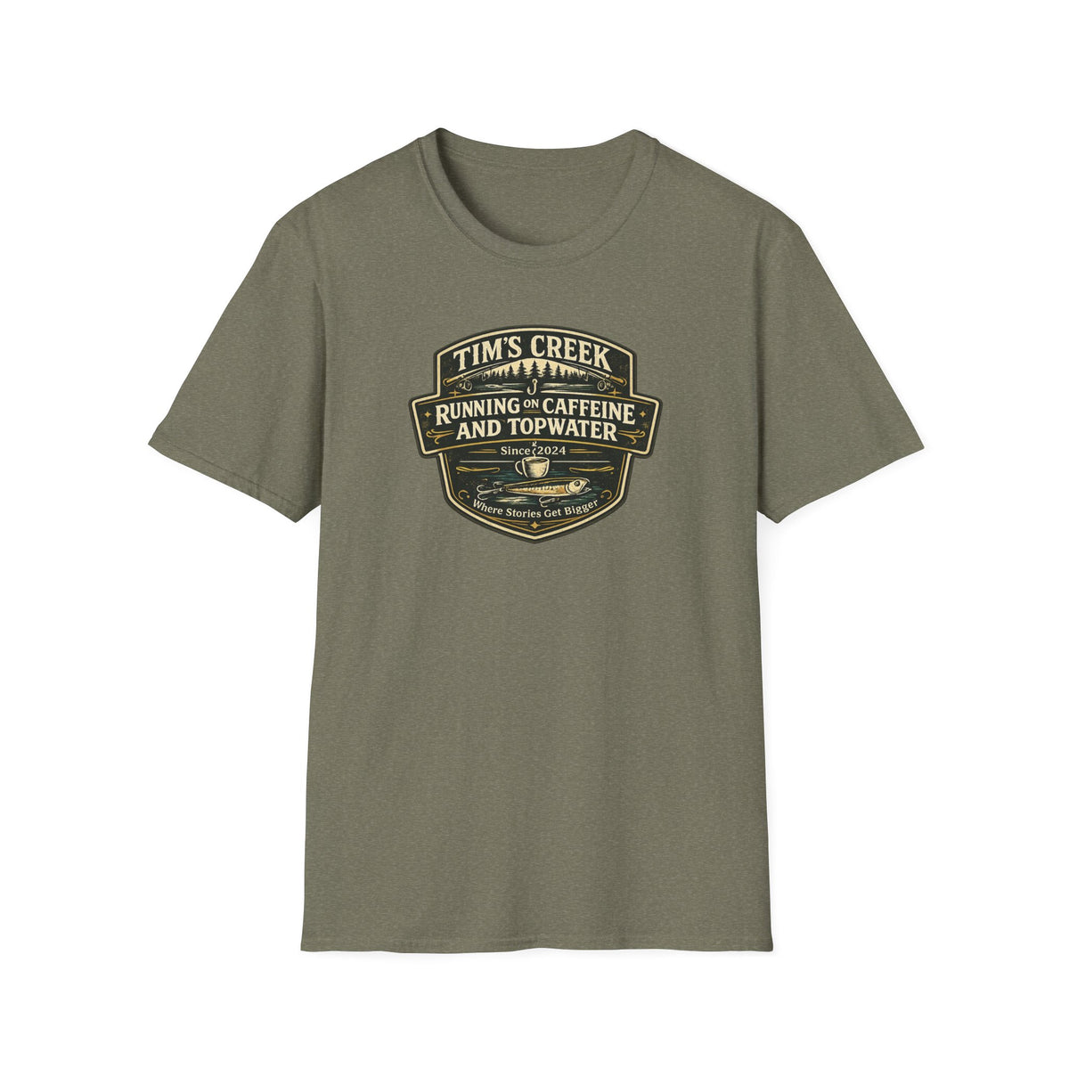 TC Running on Caffeine and Topwater - F T-Shirt