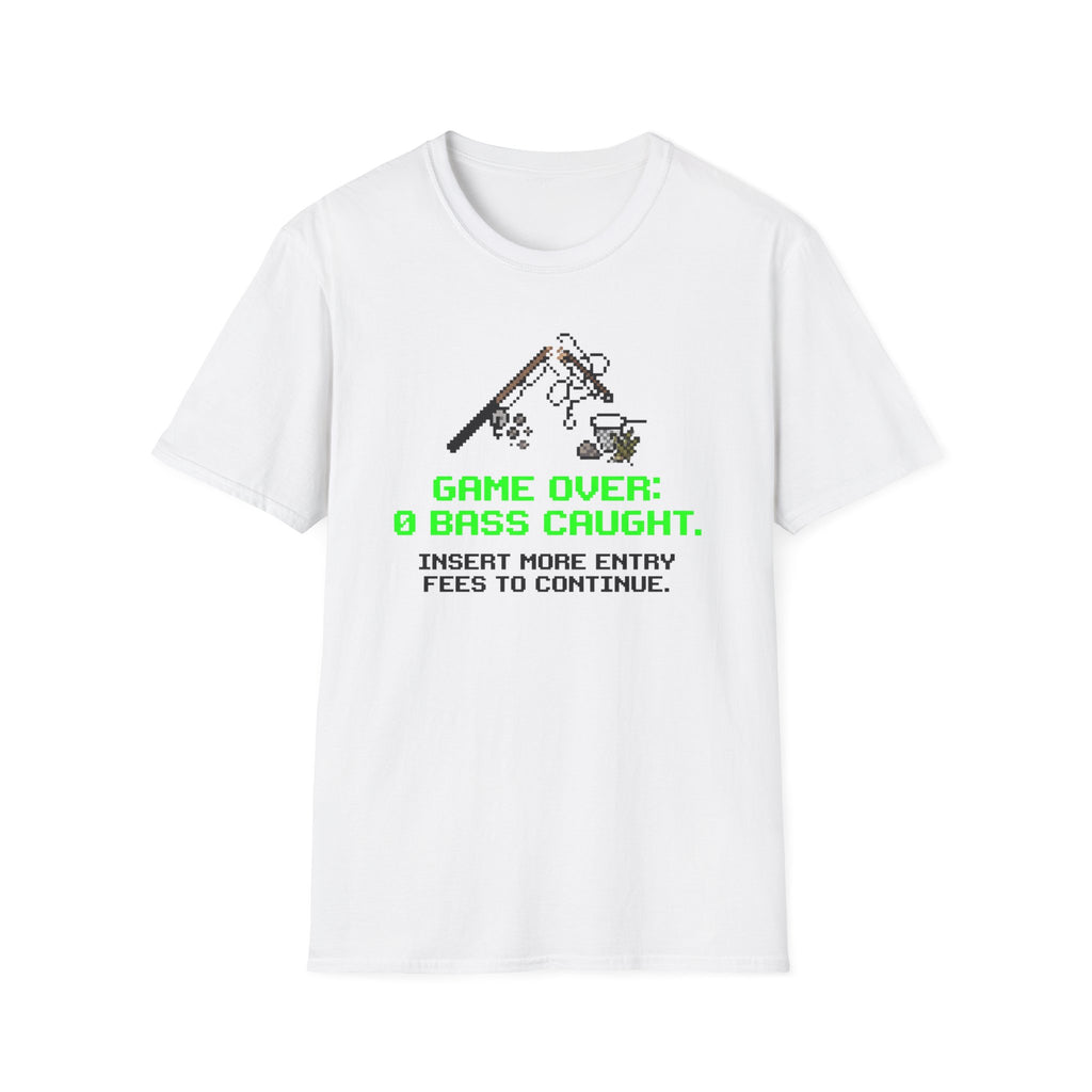 Game Over - 0 Bass Caught T-Shirt