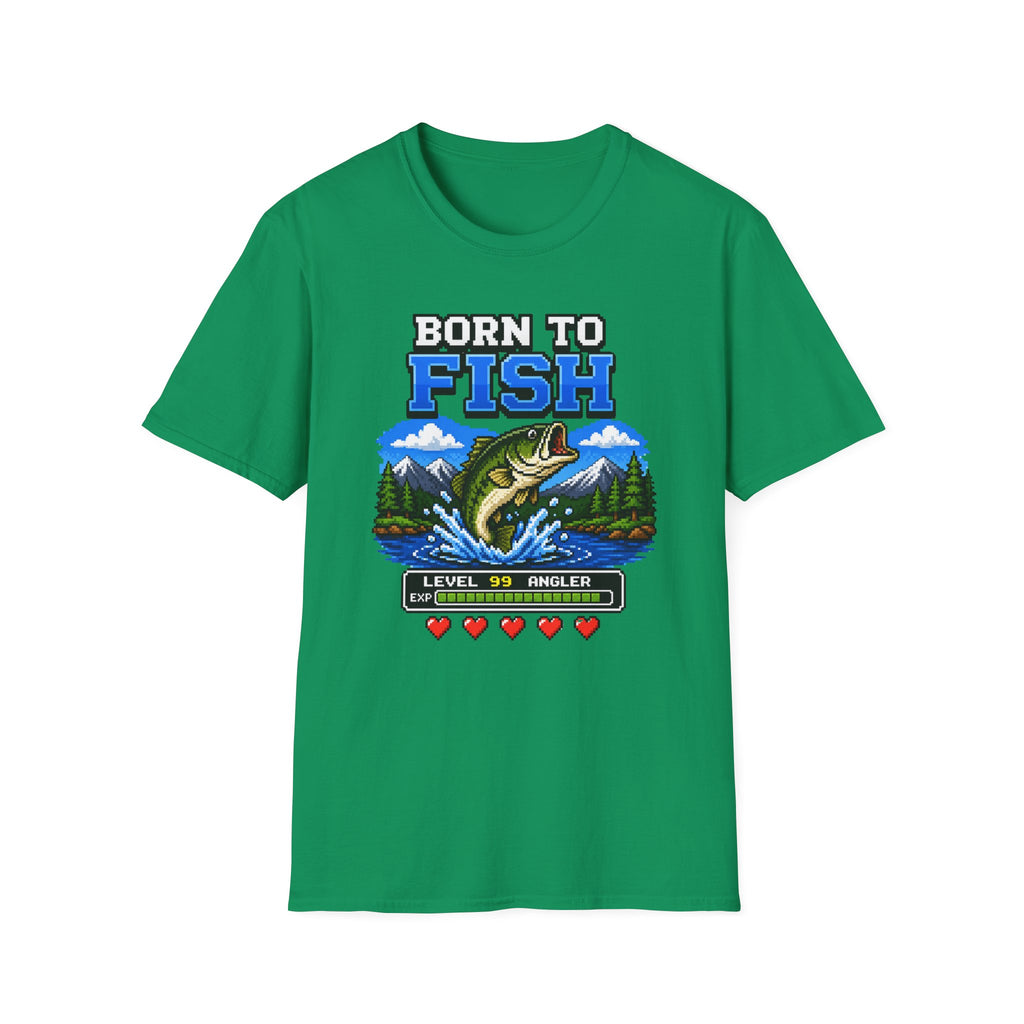 Born to Fish Level 99 Angler T-Shirt