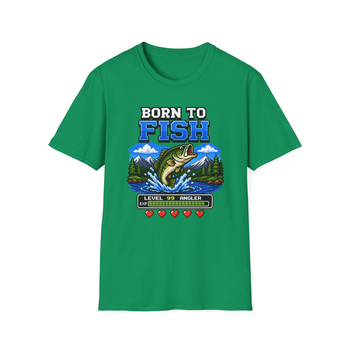 Born to Fish Level 99 Angler T-Shirt