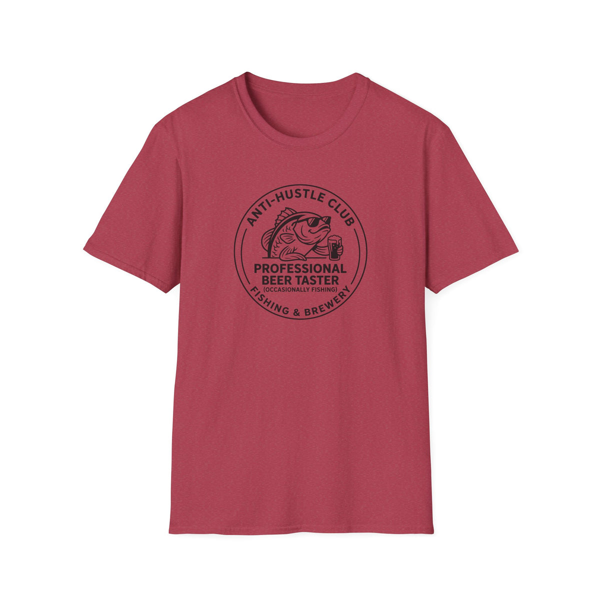 Professional Beer Taster Fishing & Brewery T-Shirt