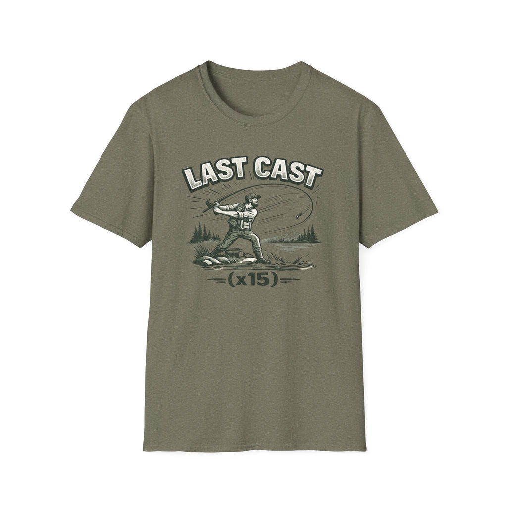 Last Cast x15 (Green) T-Shirt