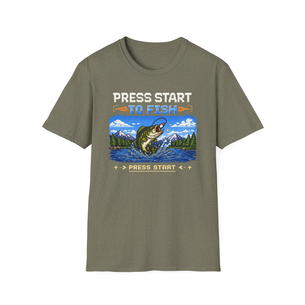Press Start to Fish T-Shirt