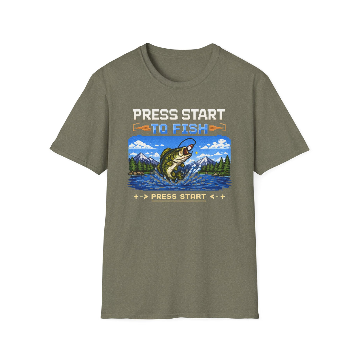 Press Start to Fish T-Shirt