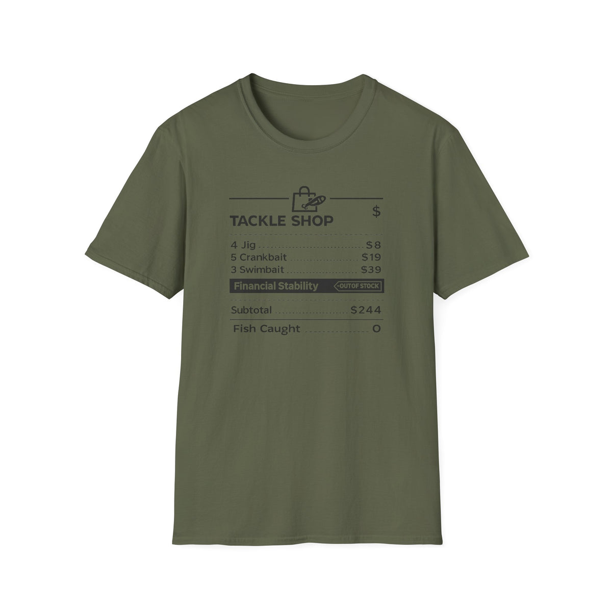 Receipt (Black) T-Shirt