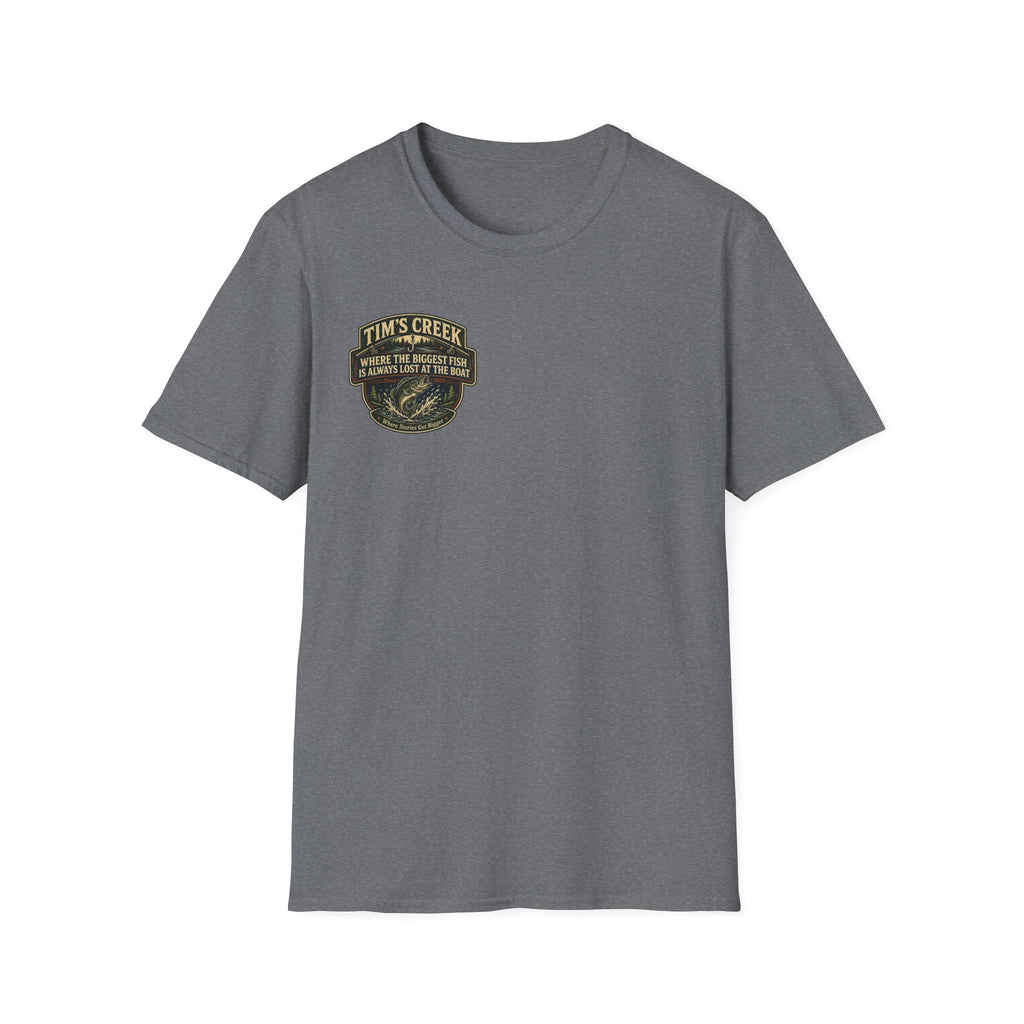 TC Where The Biggest Fish Is Always Lost At The Boat - badge T-Shirt