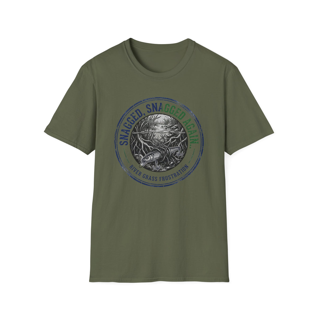 Snagged Snagged Again - Circle Dark T-Shirt