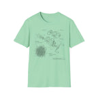10lbs Grass 1lbs Bass Diagram T-Shirt