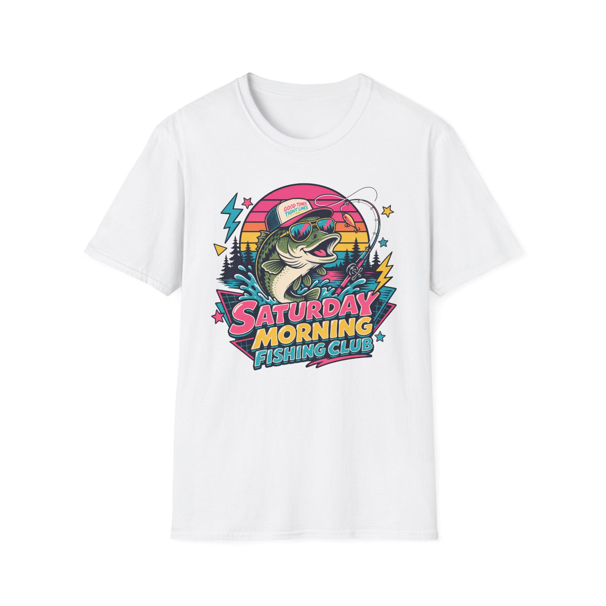 Saturday Morning Bass Fishing Club F T-Shirt