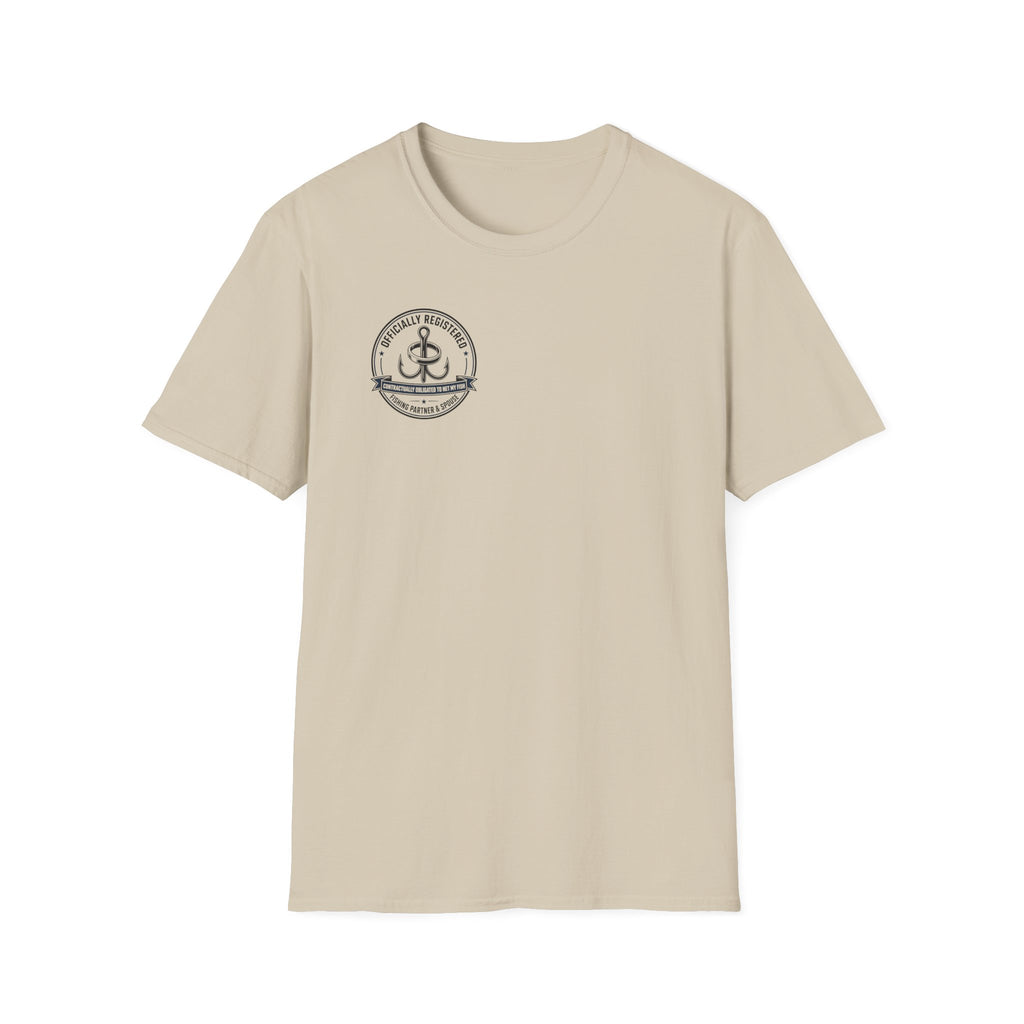 Relationship -  Officially Registered Fishing Partner and Spouse T-Shirt