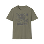 Touch Bass Not Grass (Grey) T-Shirt