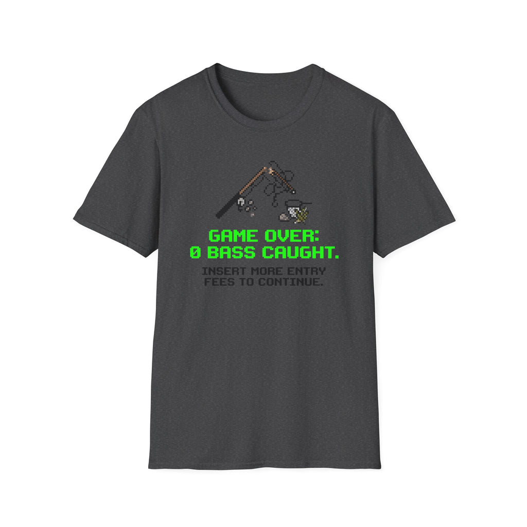 Game Over - 0 Bass Caught T-Shirt