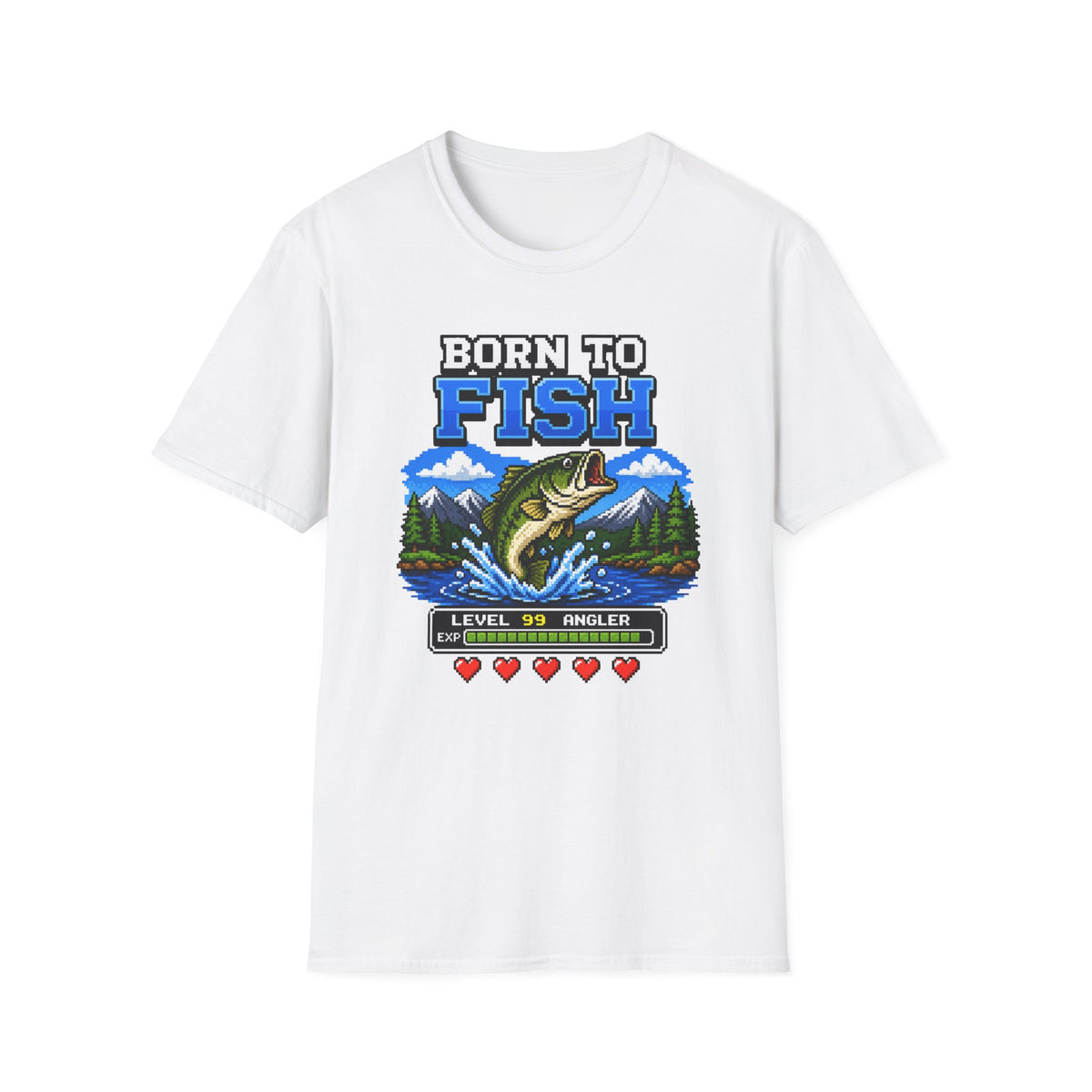 Born to Fish Level 99 Angler T-Shirt
