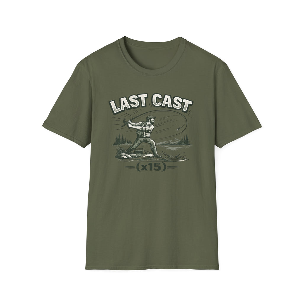 Last Cast x15 (Green) T-Shirt