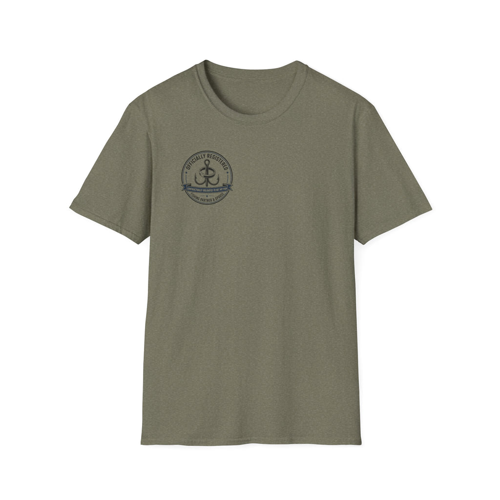 Relationship -  Officially Registered Fishing Partner and Spouse T-Shirt
