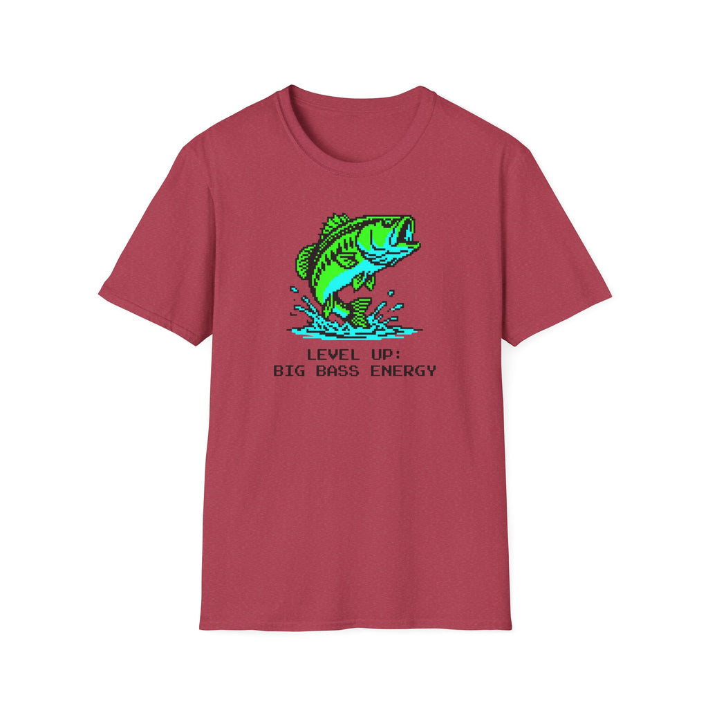 Level Up  - Big Bass Energy T-Shirt