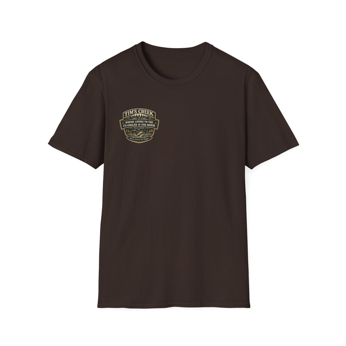 TC Where Losing To The Co-Angler Is The Norm - badge T-Shirt