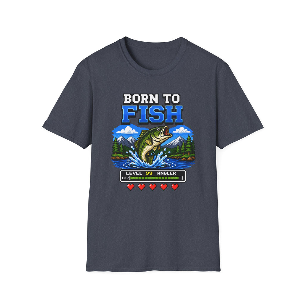 Born to Fish Level 99 Angler T-Shirt