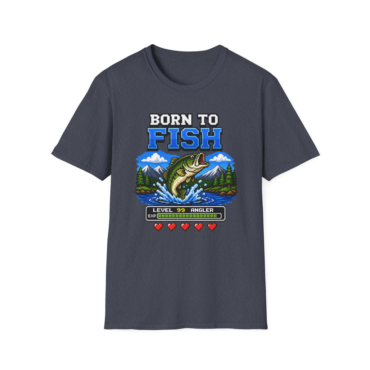 Born to Fish Level 99 Angler T-Shirt