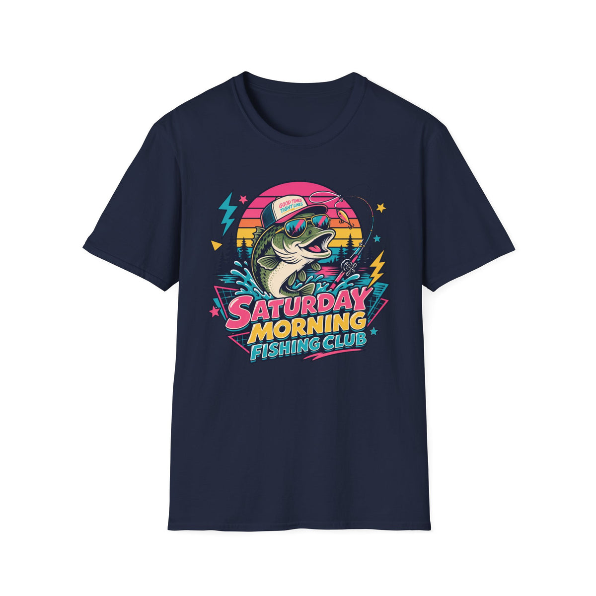 Saturday Morning Bass Fishing Club F T-Shirt