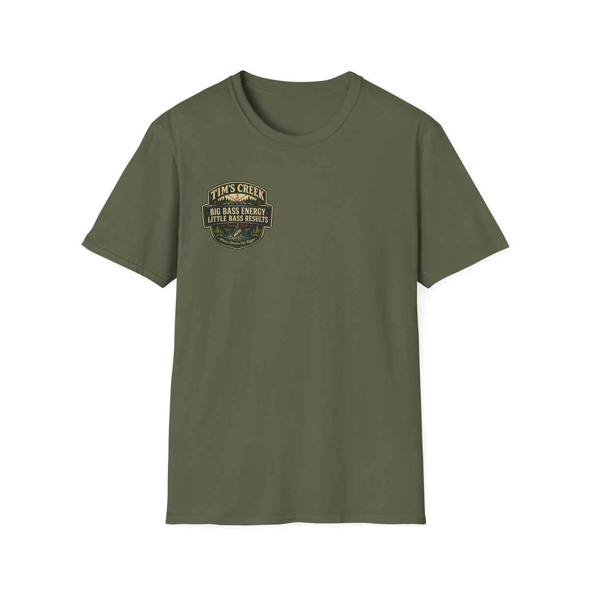 TC Big Bass Energy Little Bass Results - badge T-Shirt