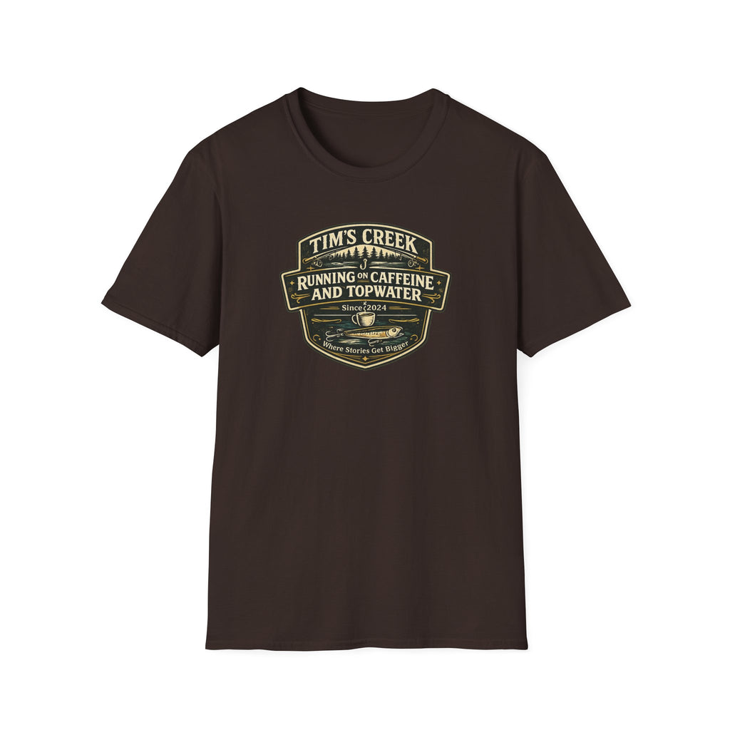 TC Running on Caffeine and Topwater - F T-Shirt