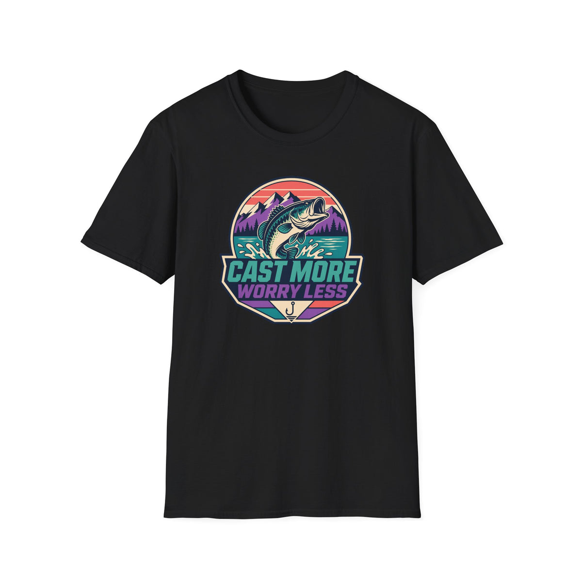 Cast More Worry Less T-Shirt