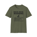 Back Deck Warning T-Shirt