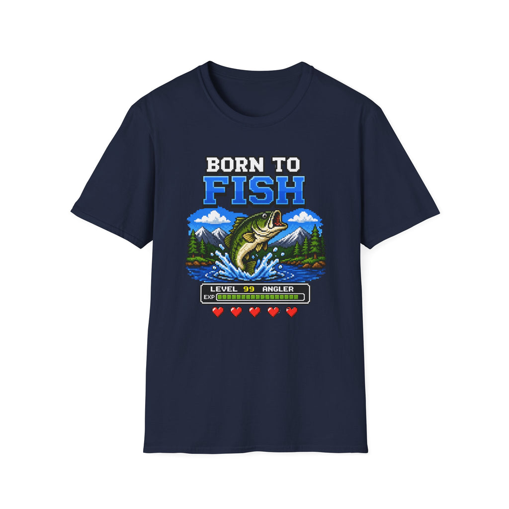 Born to Fish Level 99 Angler T-Shirt
