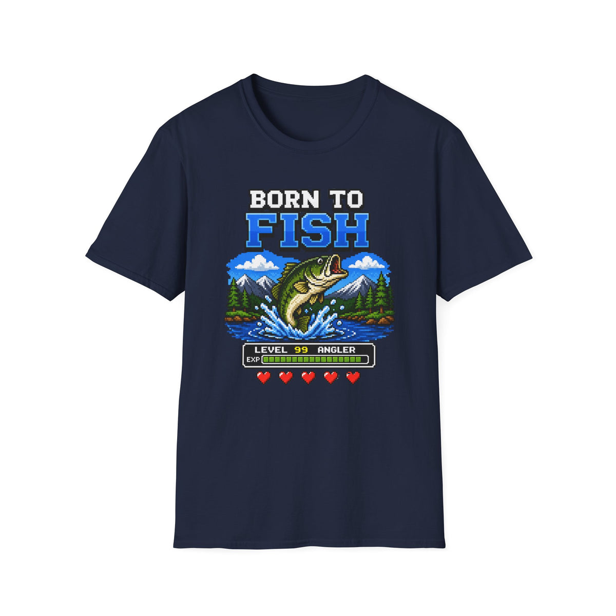 Born to Fish Level 99 Angler T-Shirt