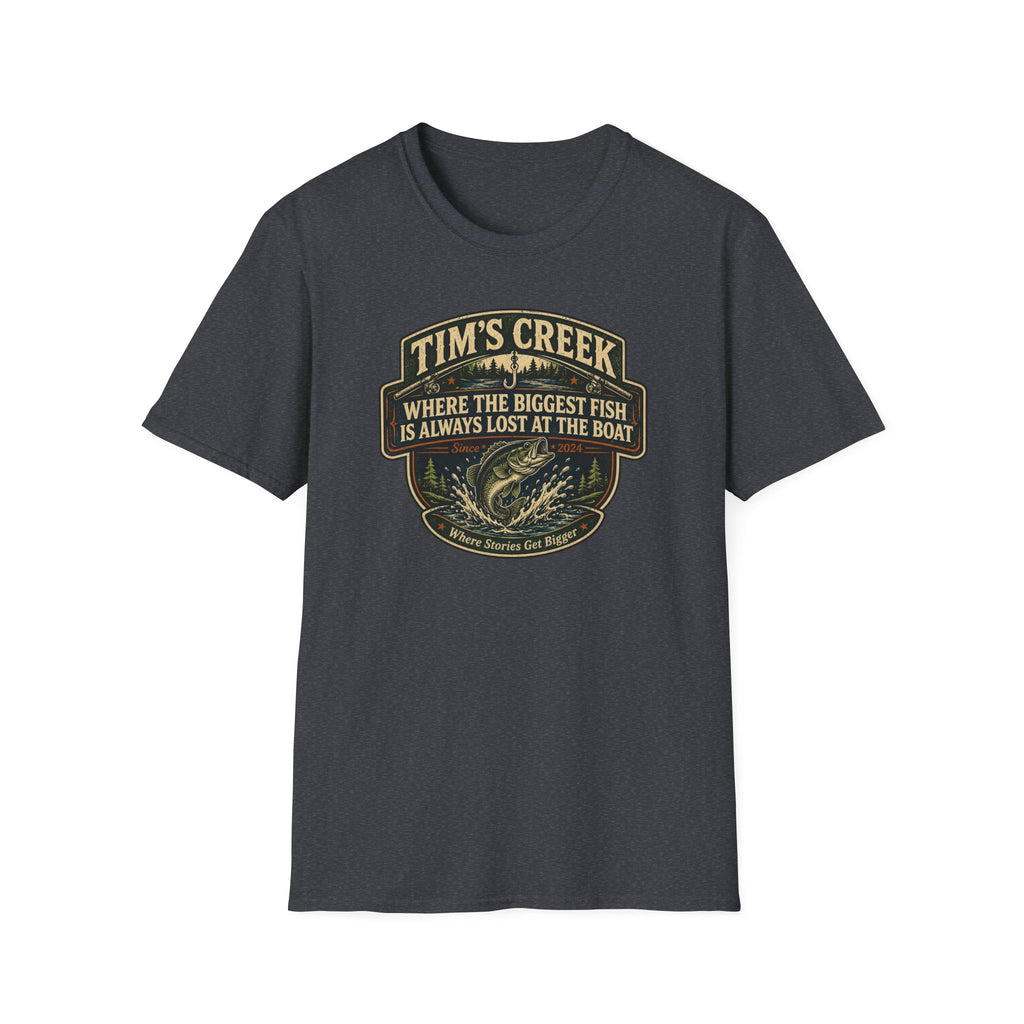 TC Where The Biggest Fish Is Always Lost At The Boat - F T-Shirt