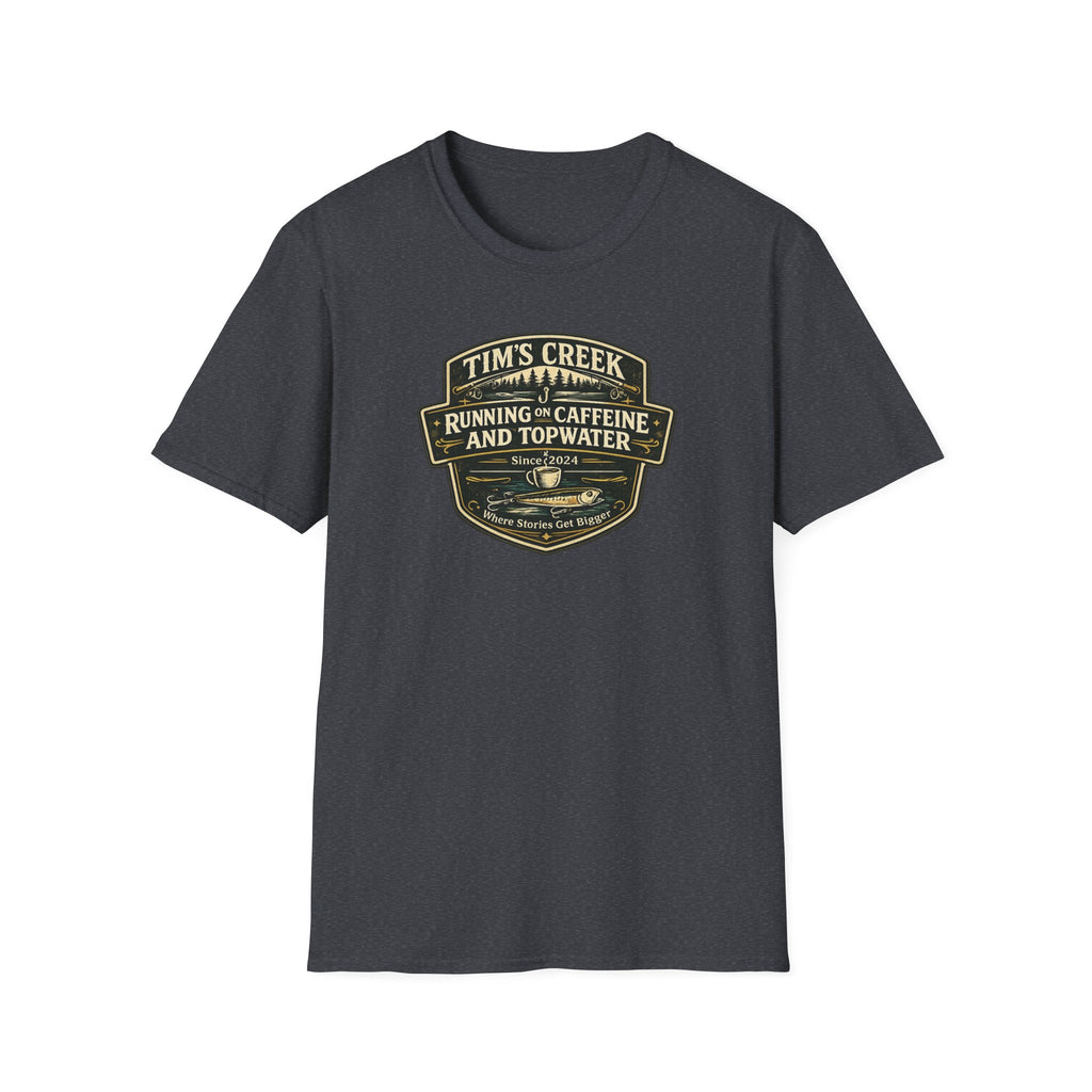 TC Running on Caffeine and Topwater - F T-Shirt