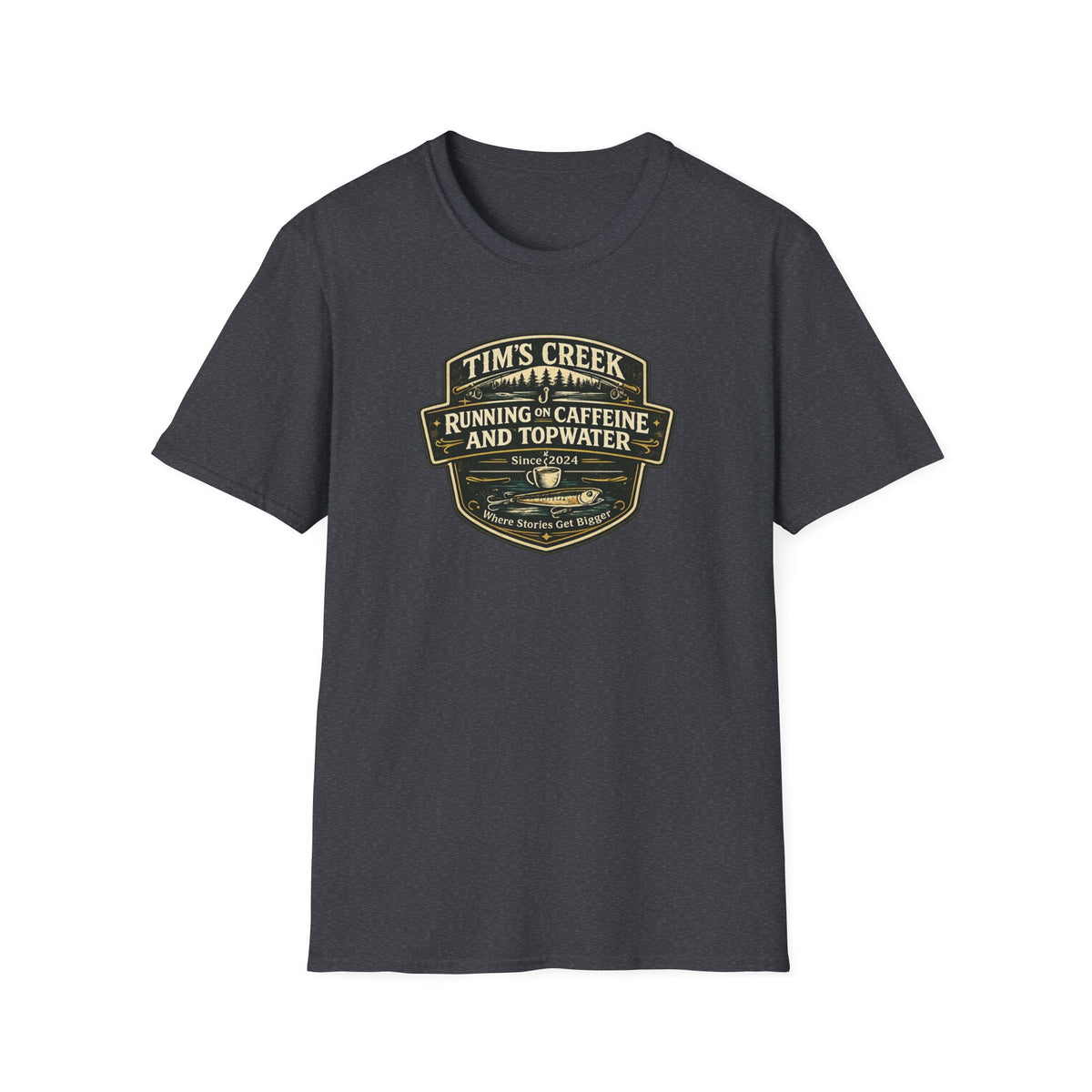 TC Running on Caffeine and Topwater - F T-Shirt