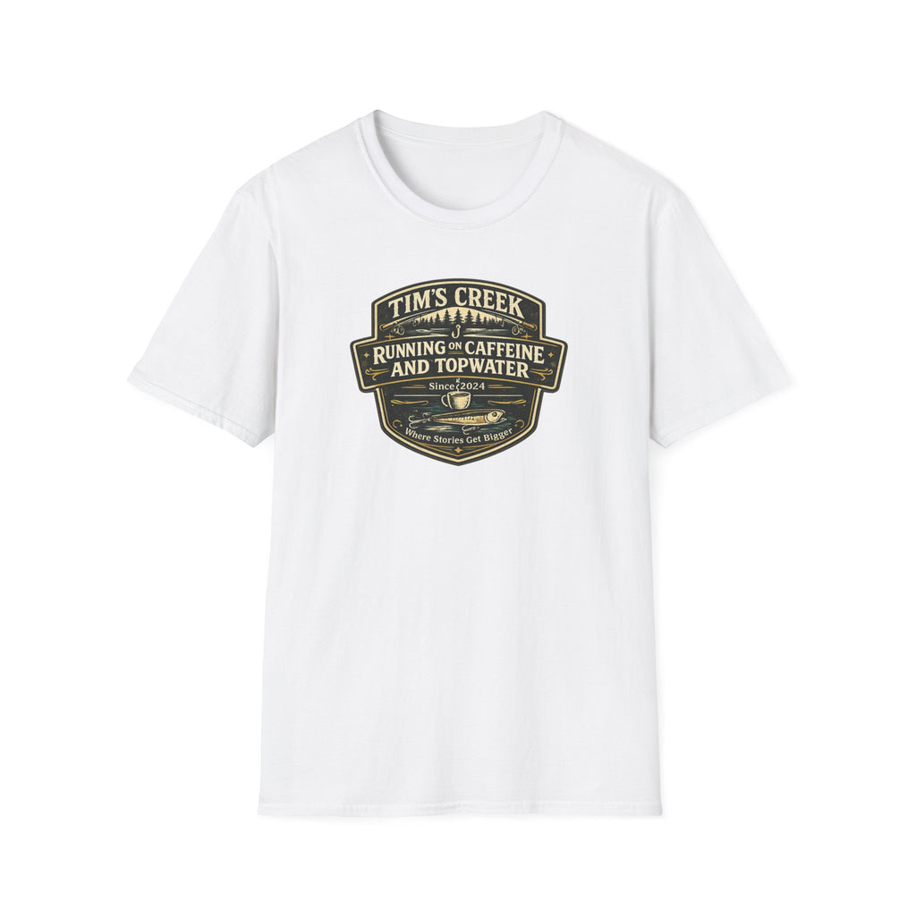 TC Running on Caffeine and Topwater - F T-Shirt