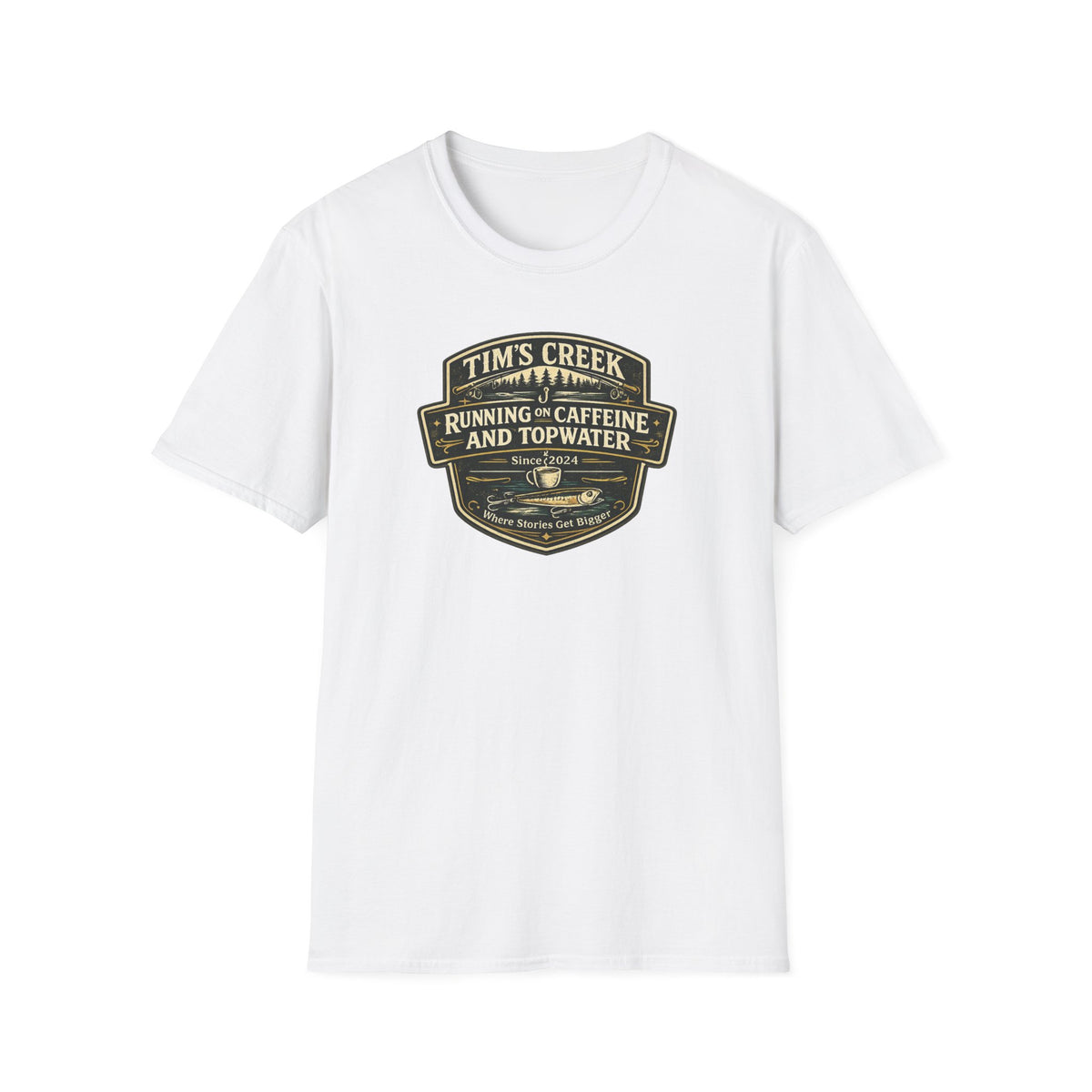 TC Running on Caffeine and Topwater - F T-Shirt