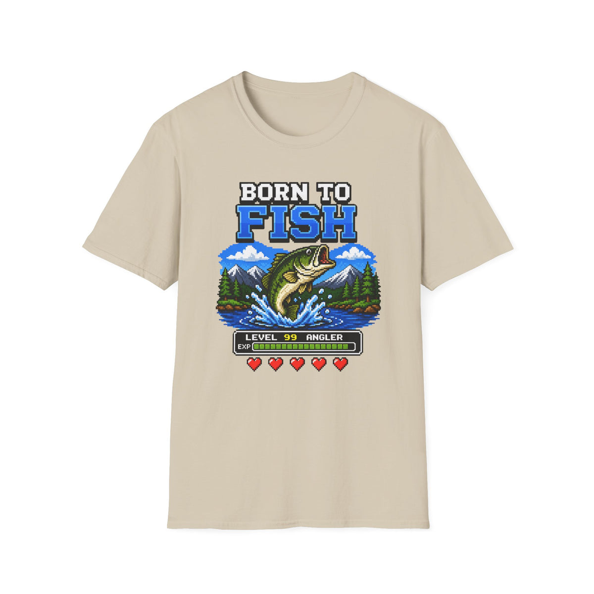 Born to Fish Level 99 Angler T-Shirt