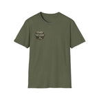 TC Running on Caffeine and Topwater - badge T-Shirt