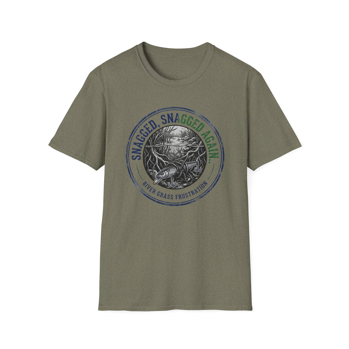Snagged Snagged Again - Circle Dark T-Shirt