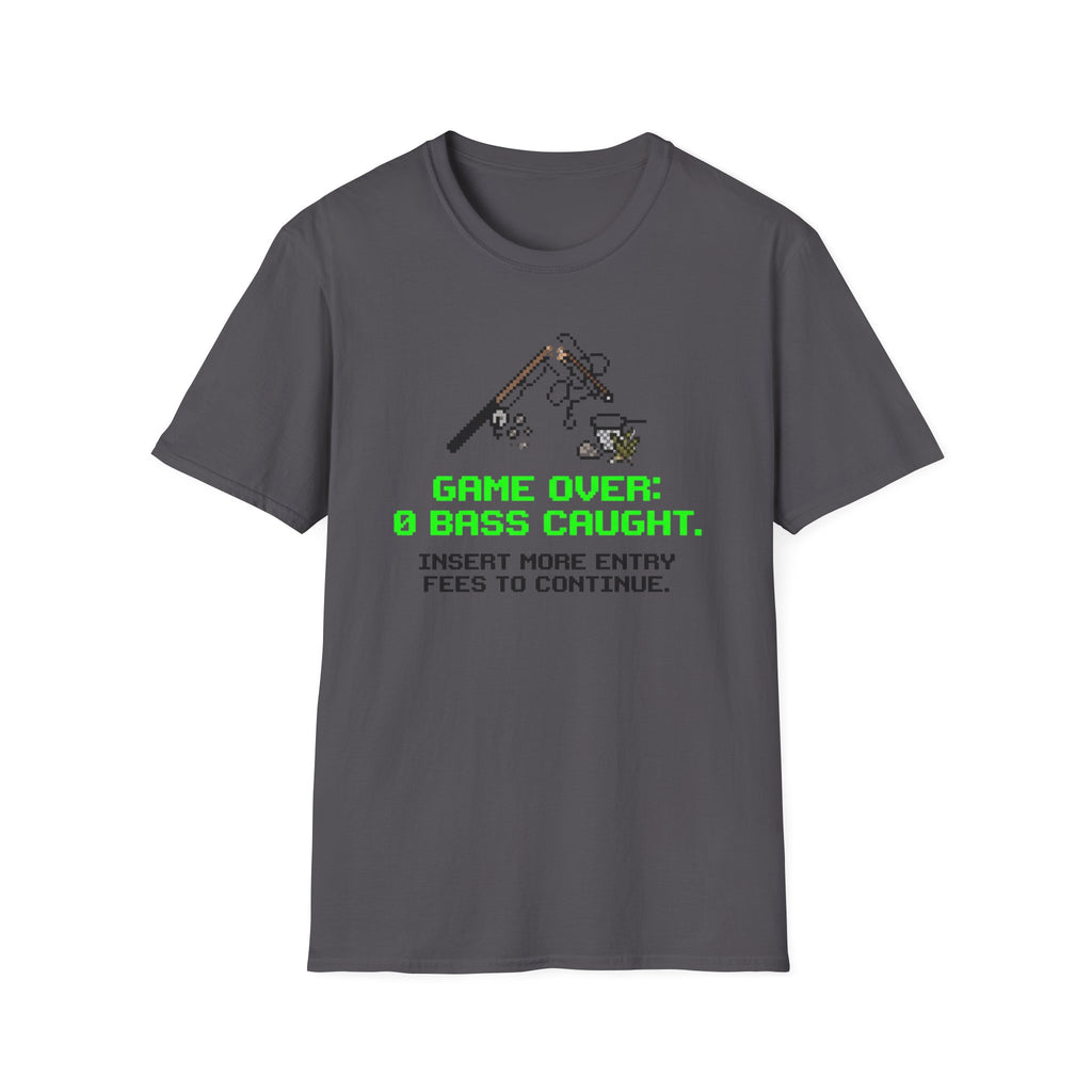 Game Over - 0 Bass Caught T-Shirt