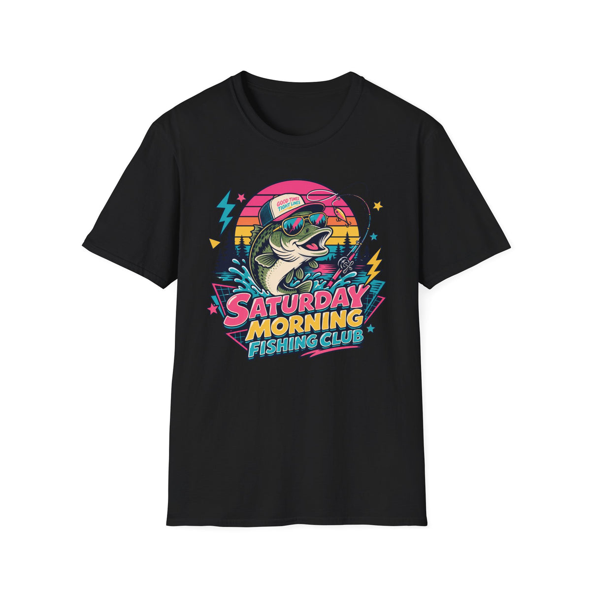 Saturday Morning Bass Fishing Club F T-Shirt