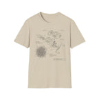 10lbs Grass 1lbs Bass Diagram T-Shirt