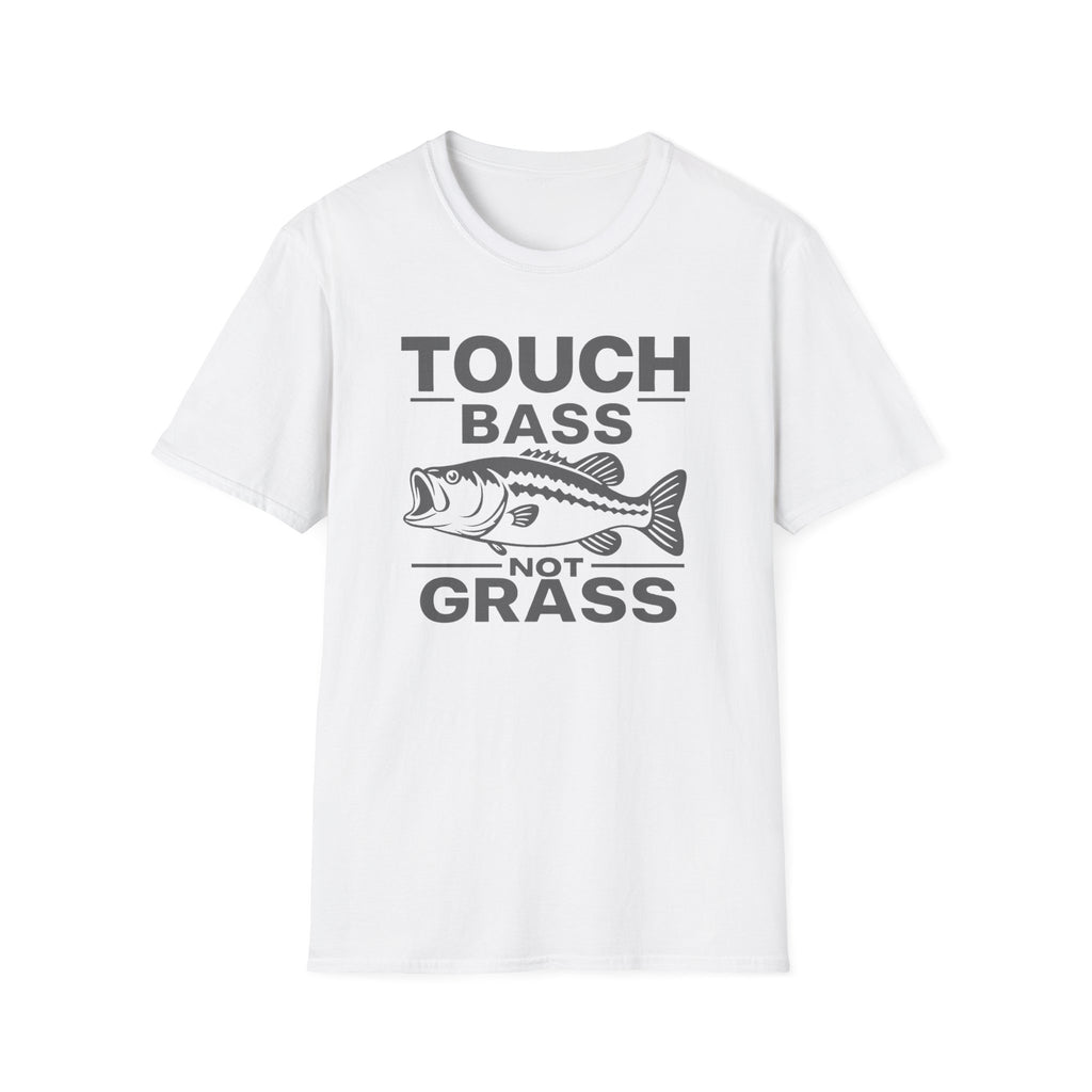 Touch Bass Not Grass (Grey) T-Shirt