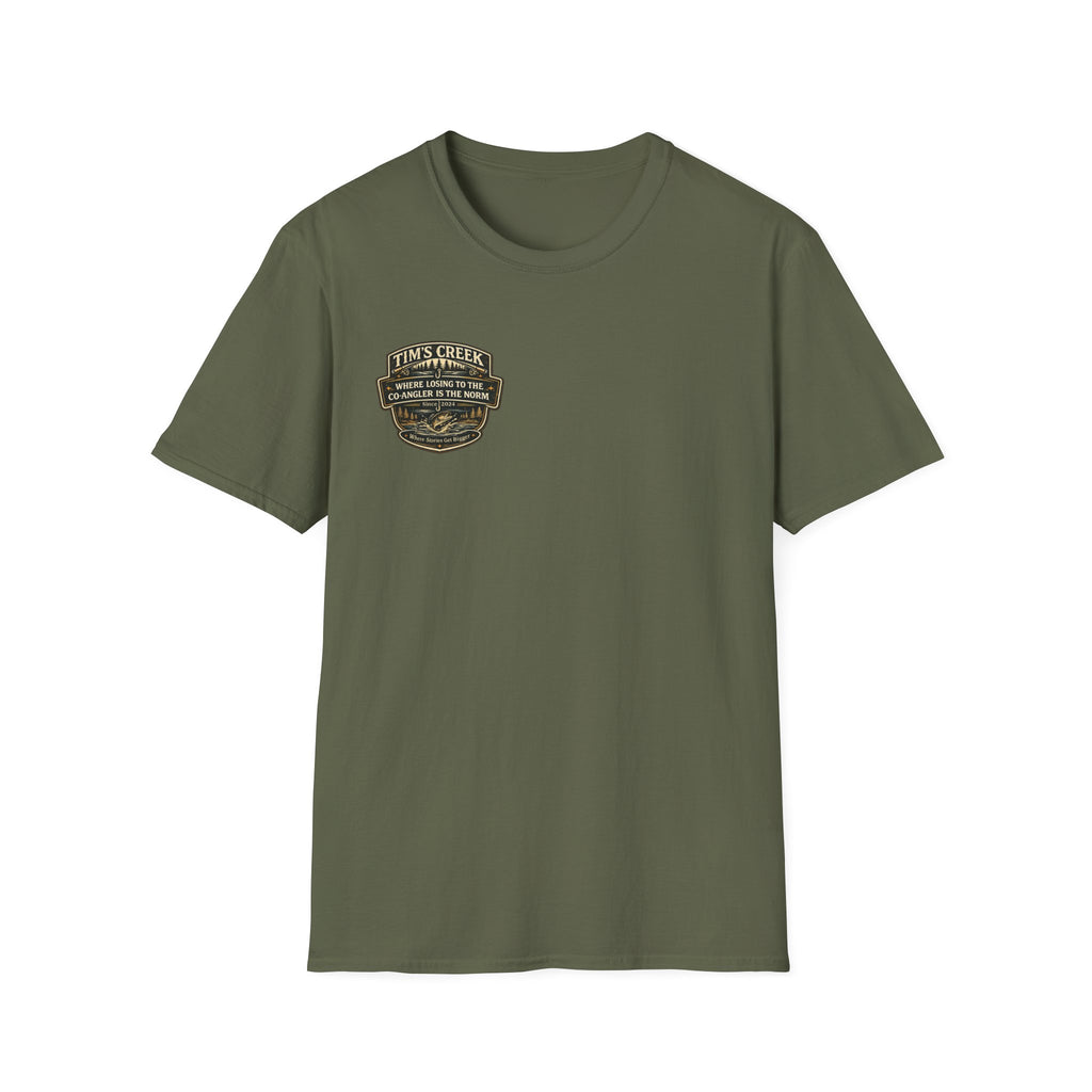 TC Where Losing To The Co-Angler Is The Norm - badge T-Shirt