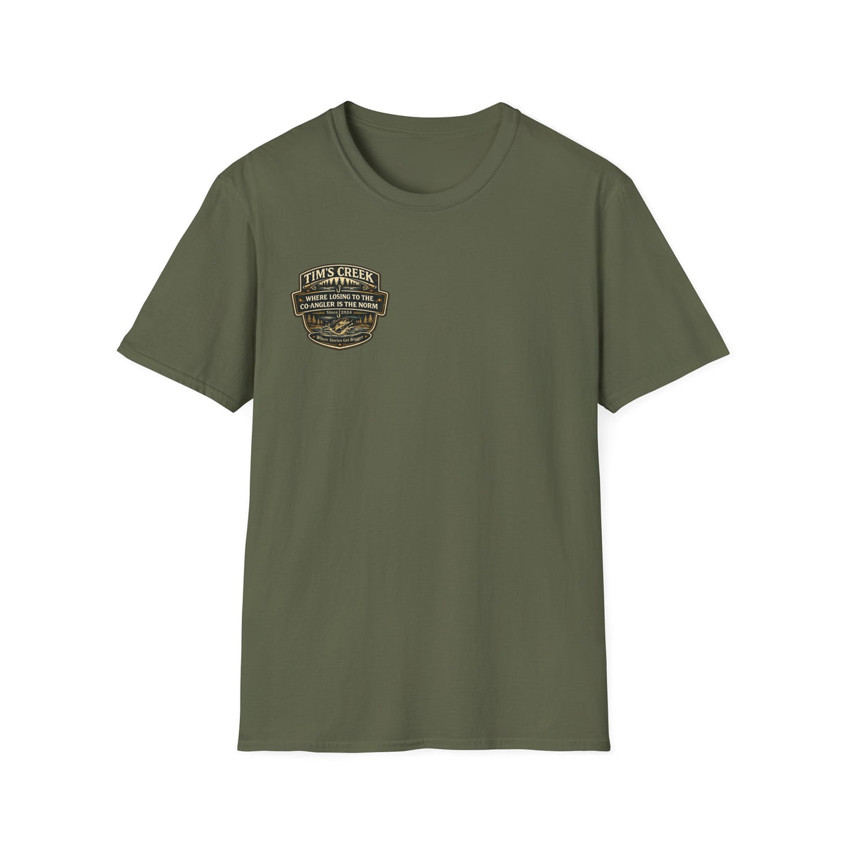 TC Where Losing To The Co-Angler Is The Norm - badge T-Shirt