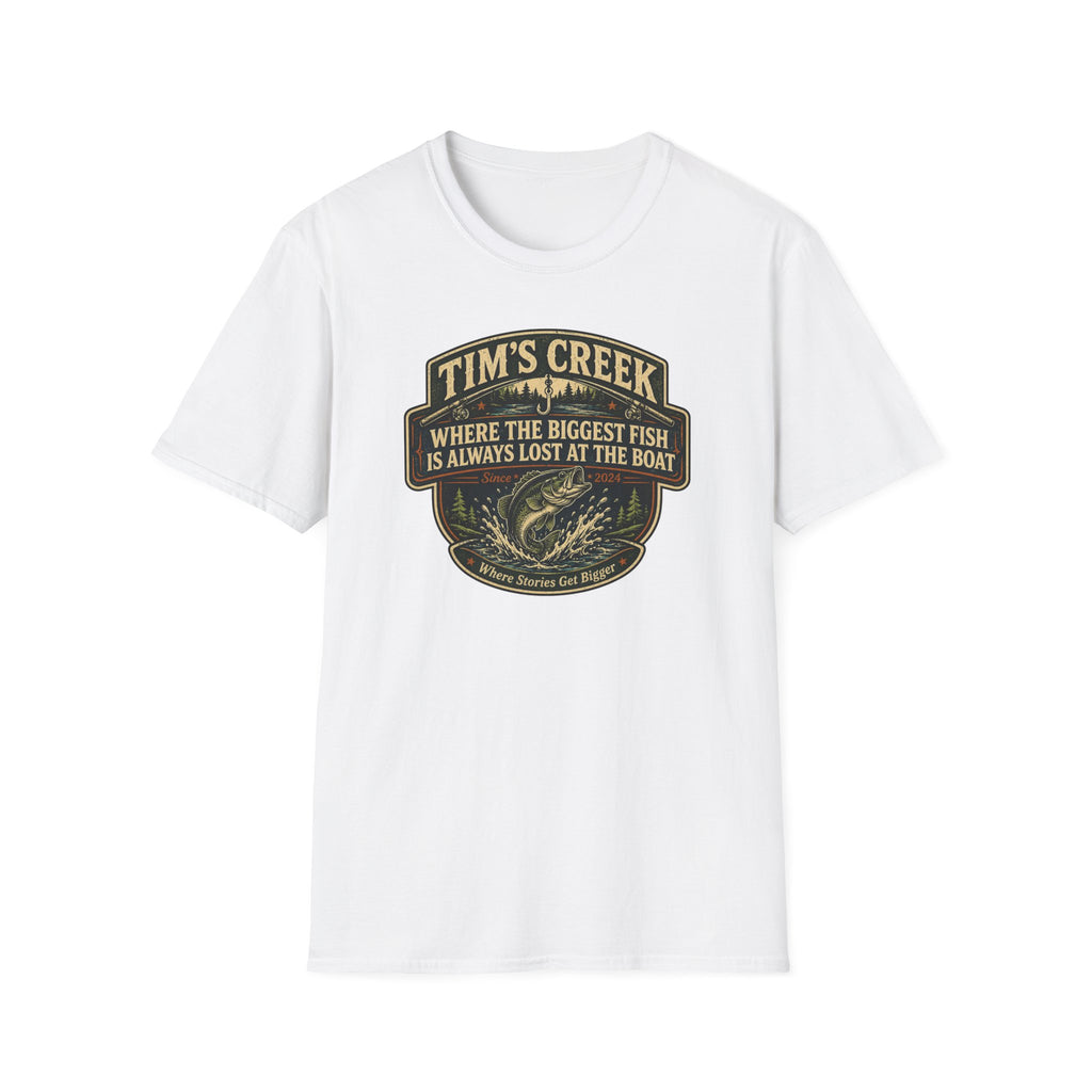 TC Where The Biggest Fish Is Always Lost At The Boat - F T-Shirt